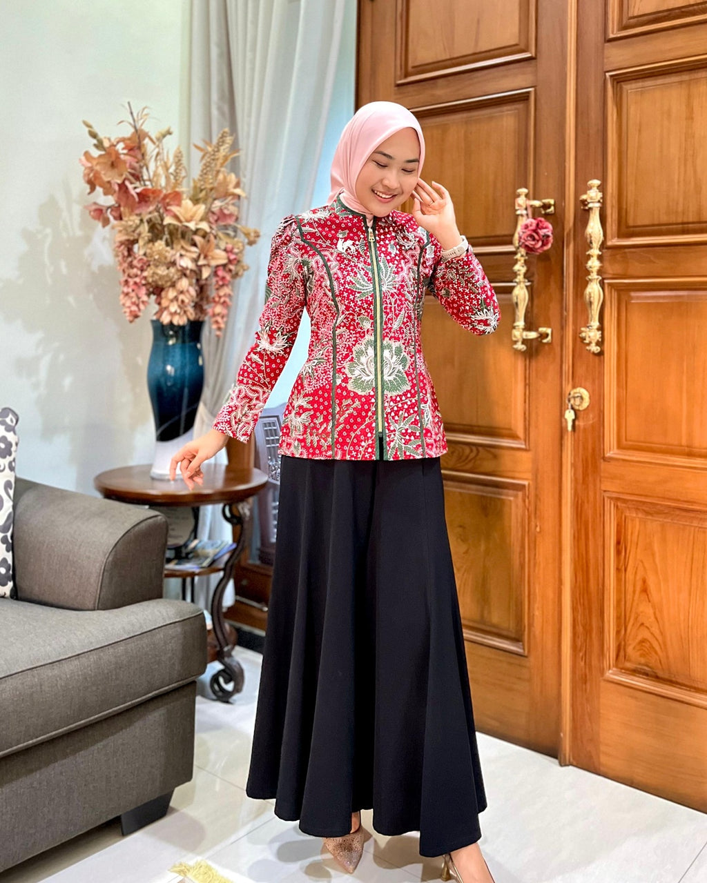 Sarimbit Royal Navy - Batik Smile Lookbook (1)