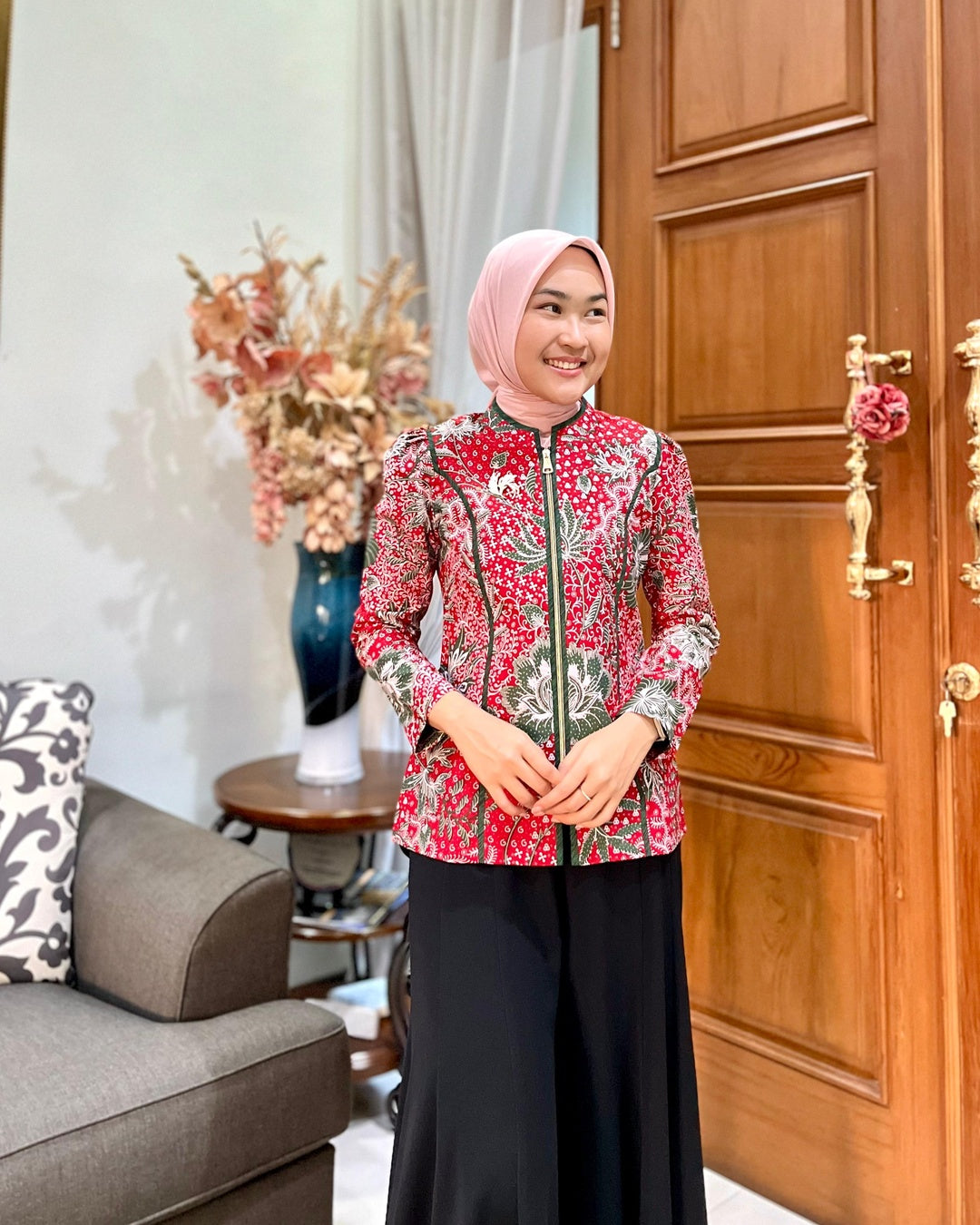 Dress Anak Bunga - Batik Smile Lookbook (1)