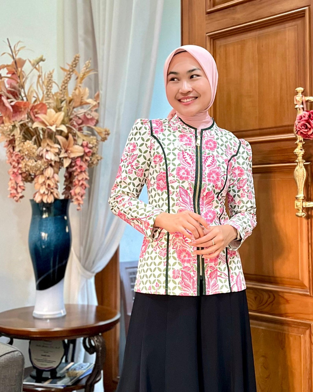 Tunik Senyum Floral - Batik Smile Lookbook (2)