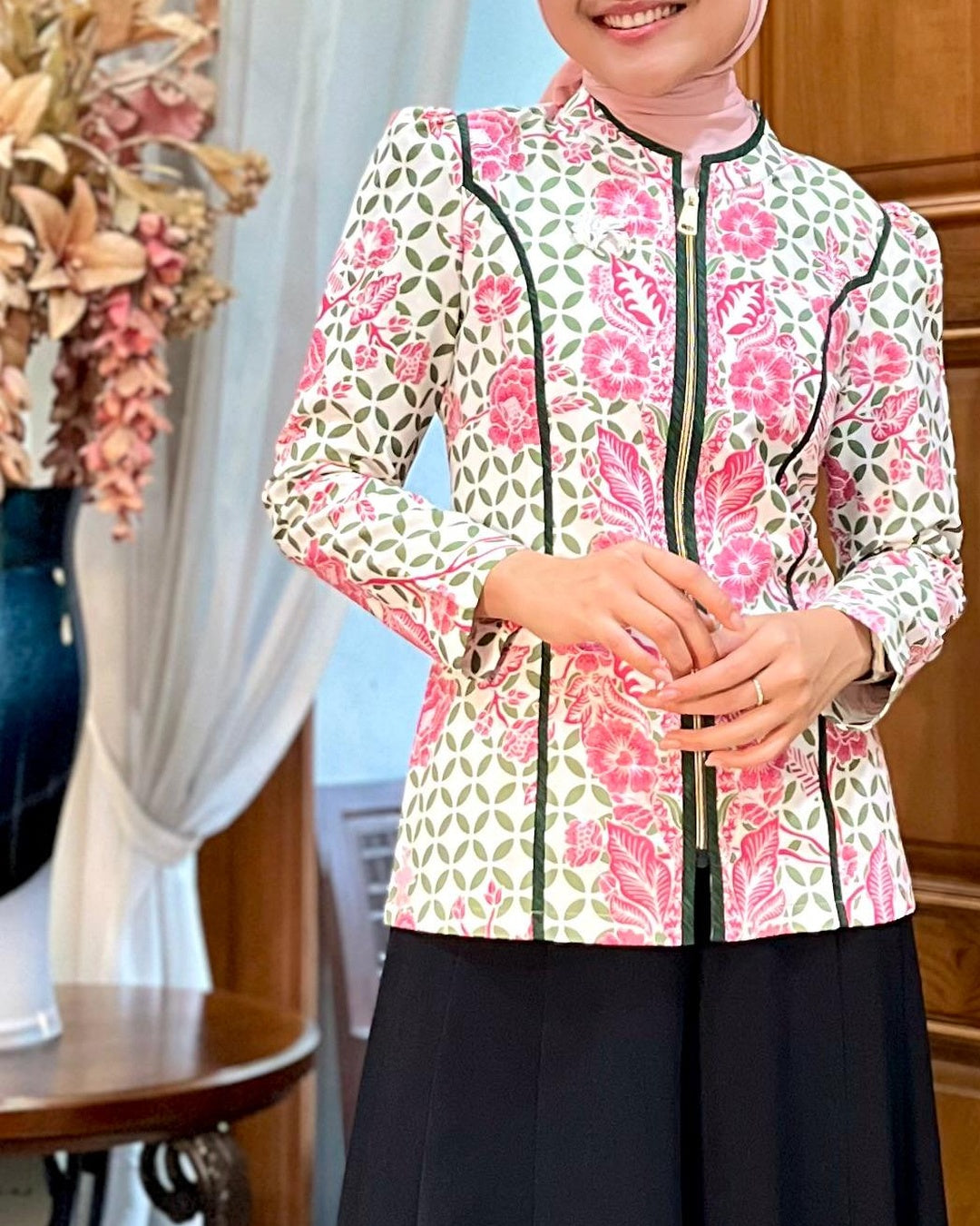 Tunik Senyum Floral - Batik Smile Lookbook (3)