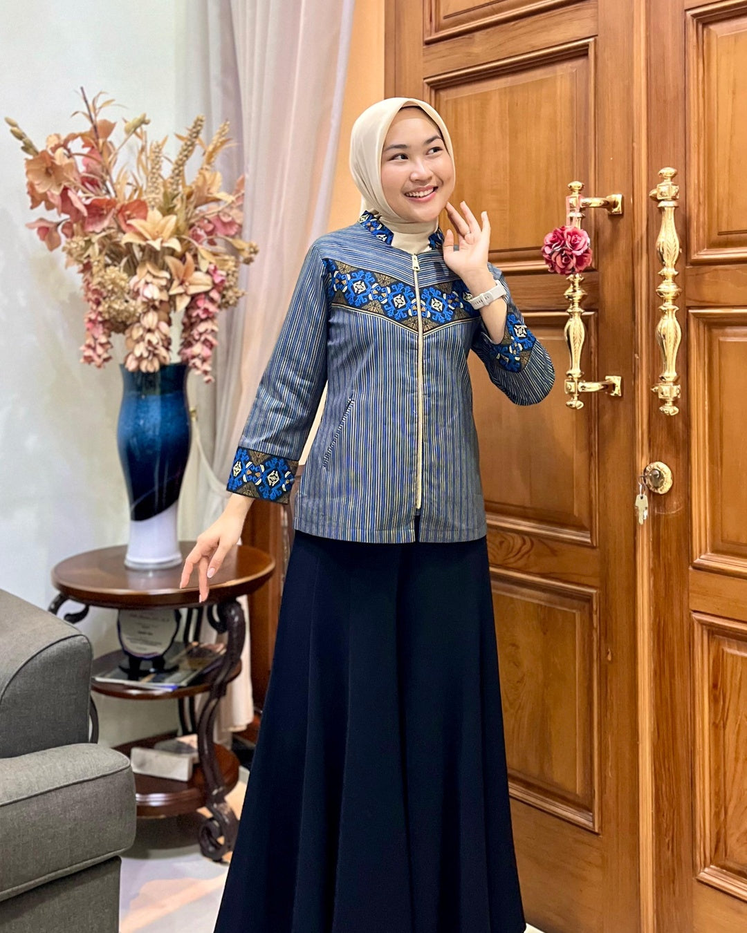 Tunik Senyum Floral - Batik Smile Lookbook (4)