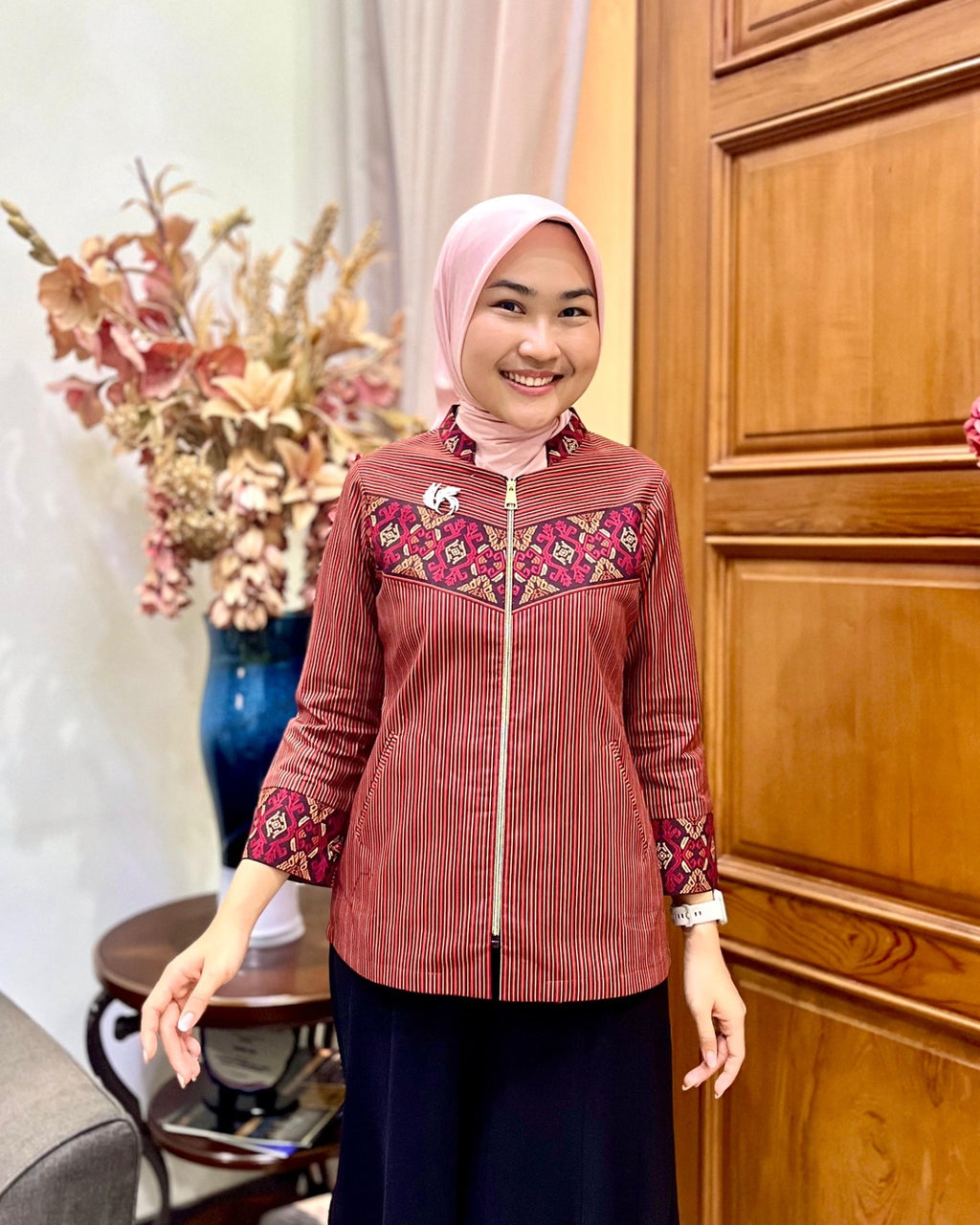 Sarimbit Royal Navy - Batik Smile Lookbook (4)