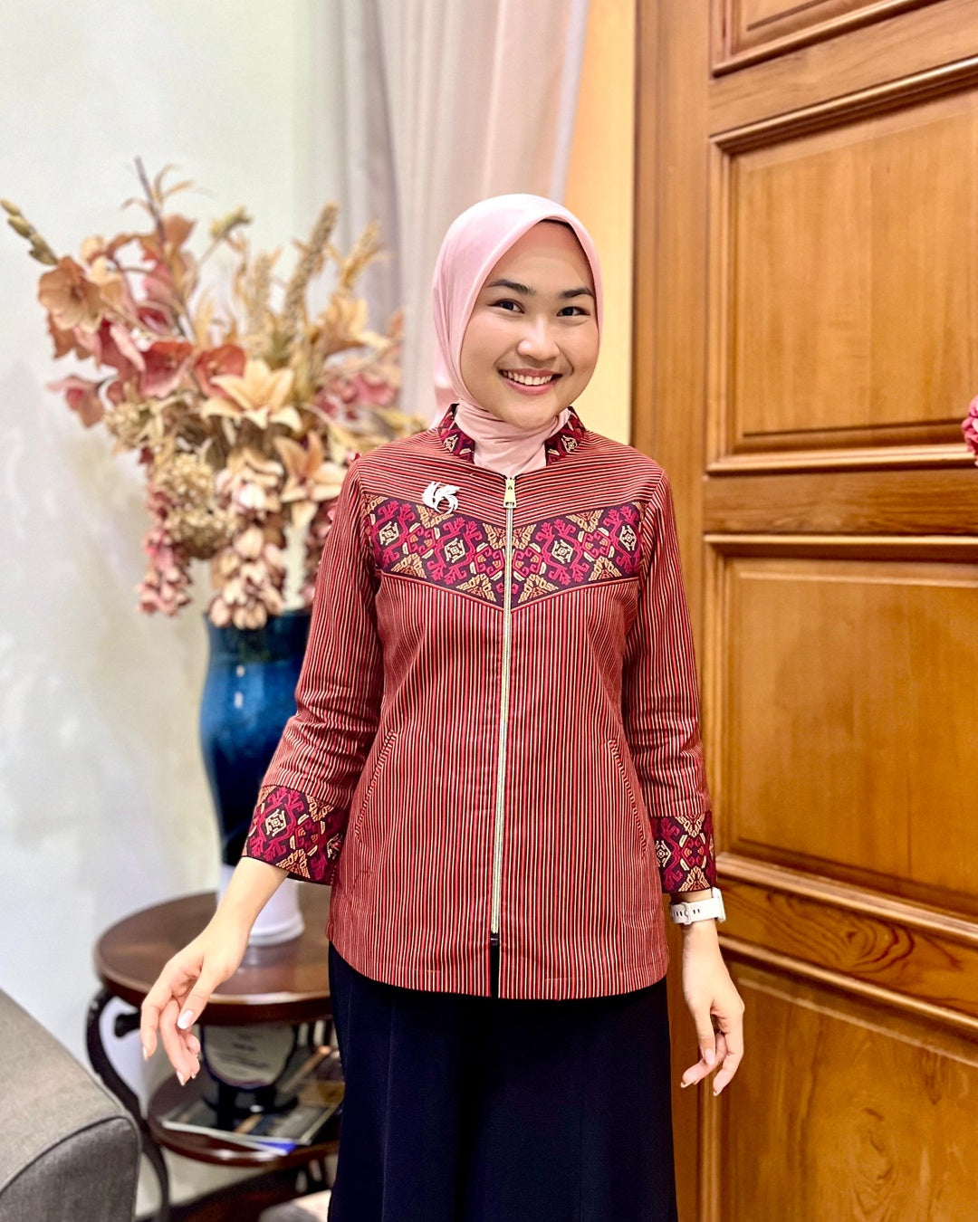 Sarimbit Royal Navy - Batik Smile Lookbook (4)