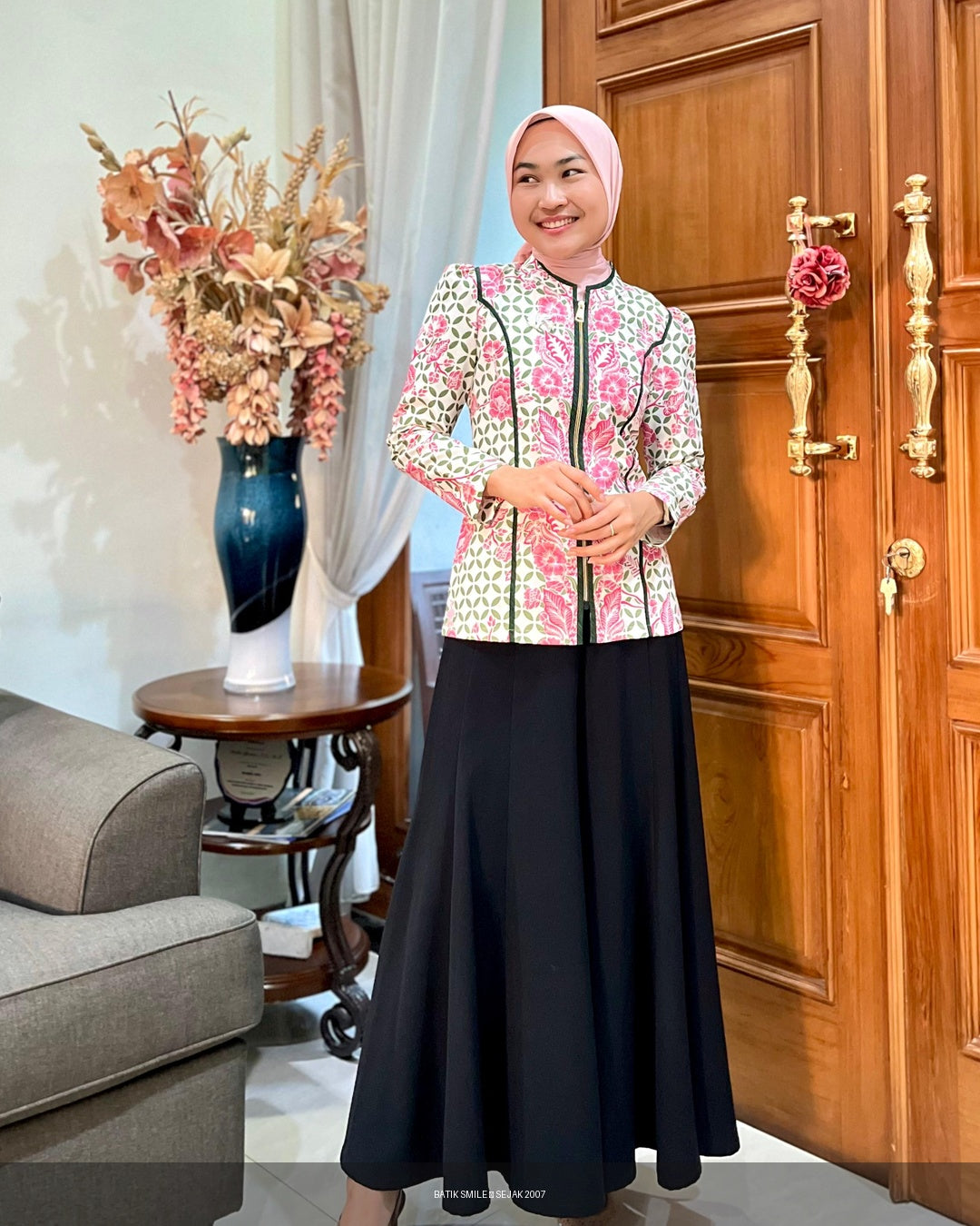 Tunik Senyum Floral - Batik Smile Lookbook (5)